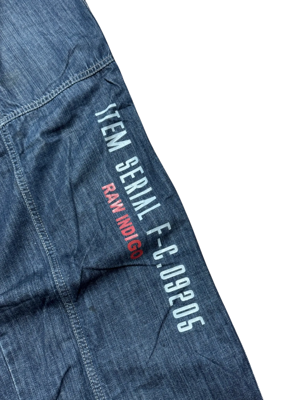 [V0733] Vintage y2k Fubu marineblaue baggy jeans