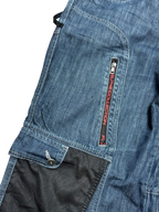 [V0733] Vintage y2k Fubu marineblaue baggy jeans