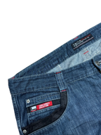 [V0733] Vintage y2k Fubu marineblaue baggy jeans