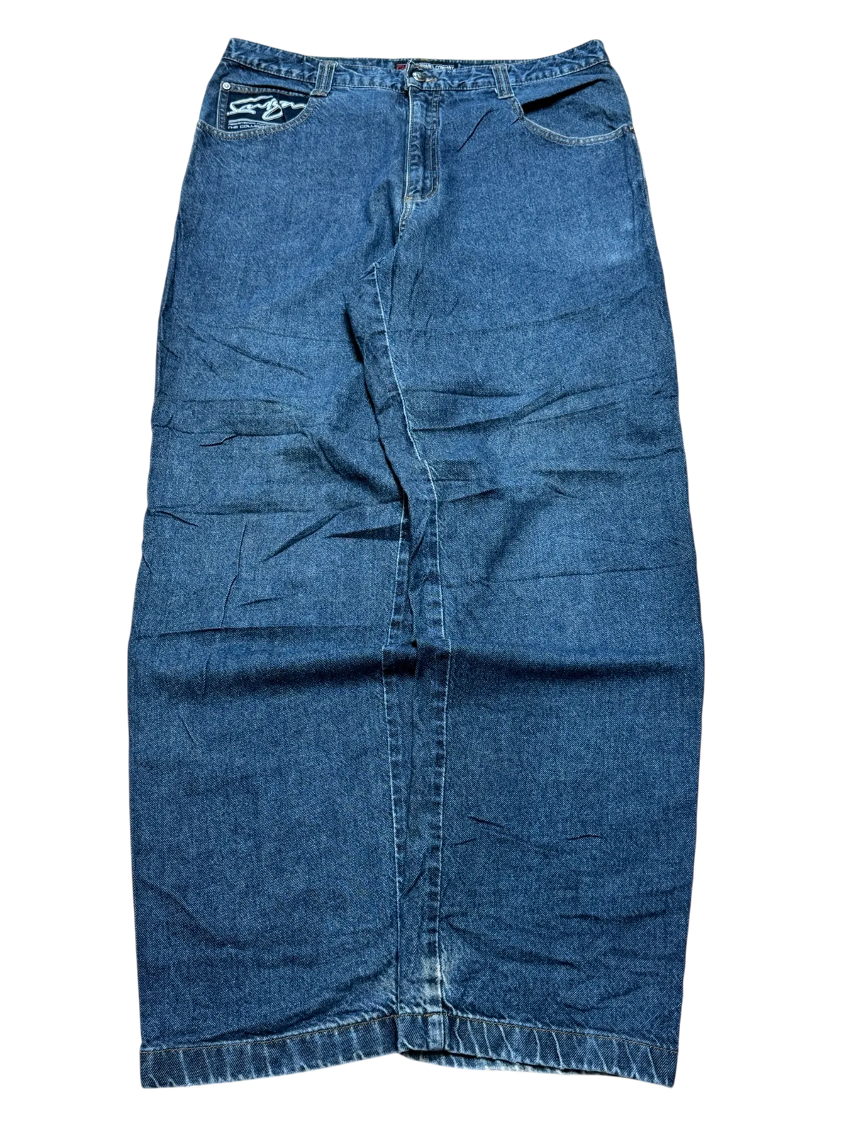 [V0690] Vintage y2k Fubu blaue baggy jeans