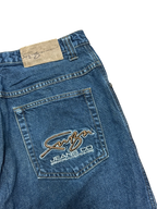 [V0690] Vintage y2k Fubu blaue baggy jeans