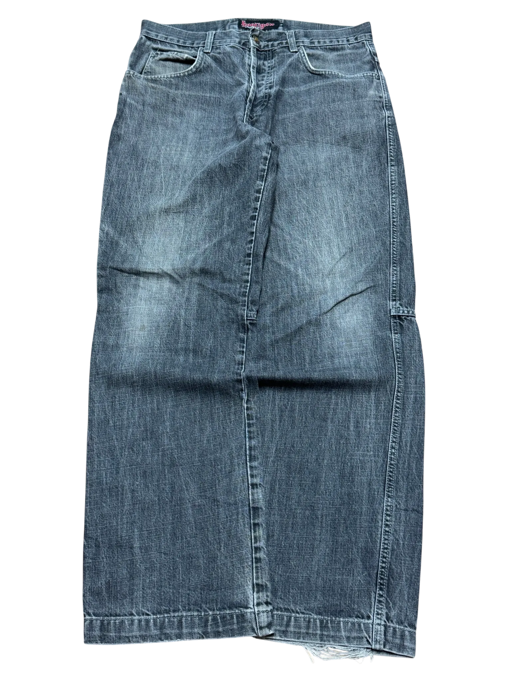 [V0913] Vintage y2k / 2000s Hooligan graue baggy jeans