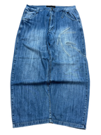 [V0874de] Vintage y2k Karl Kani blue baggy jeans