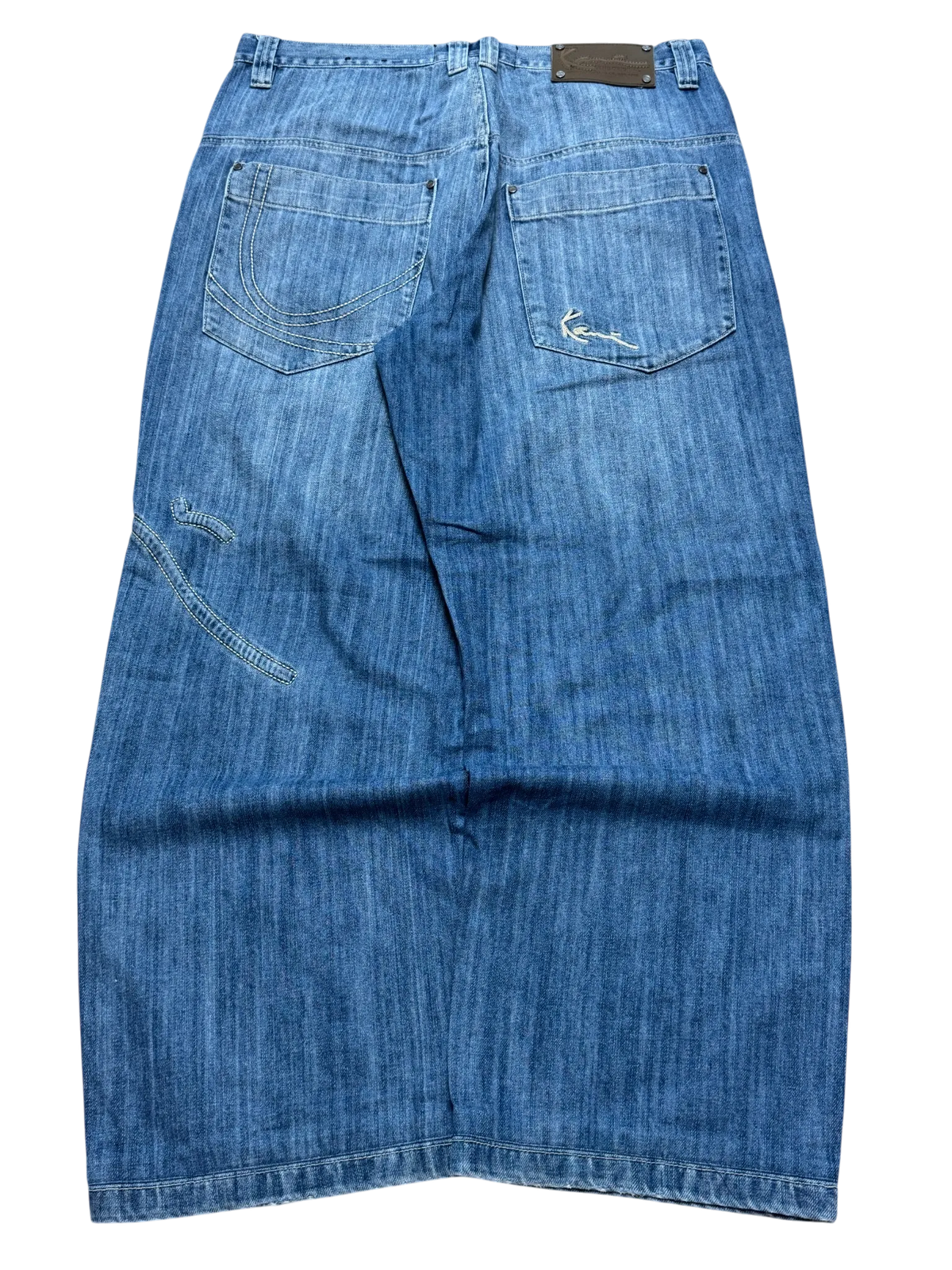[V0874de] Vintage y2k Karl Kani blue baggy jeans