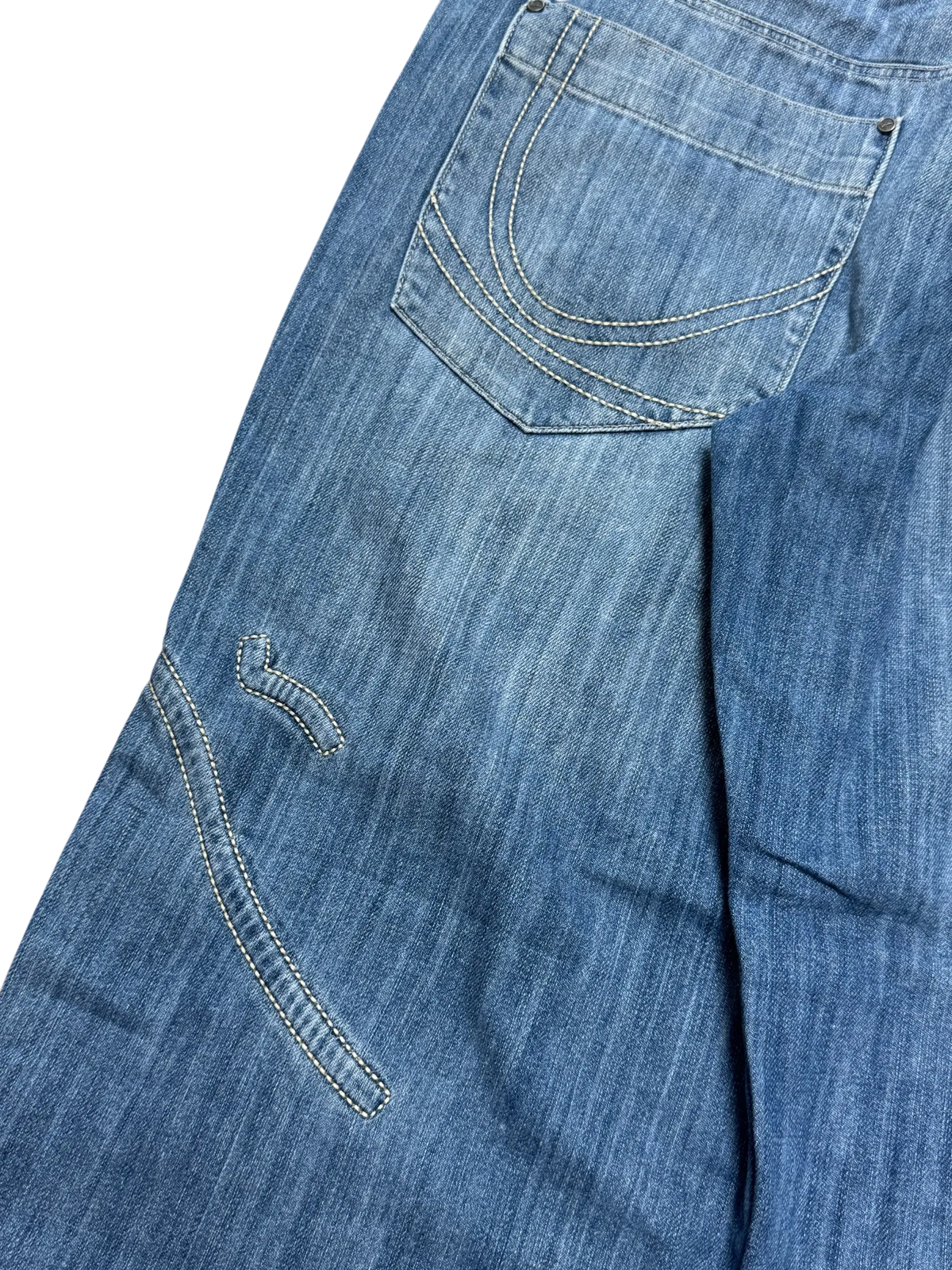 [V0874de] Vintage y2k Karl Kani blue baggy jeans