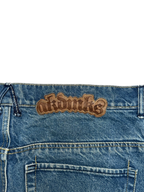 [V0815de] Vintage y2k Akademiks blaue baggy jeans