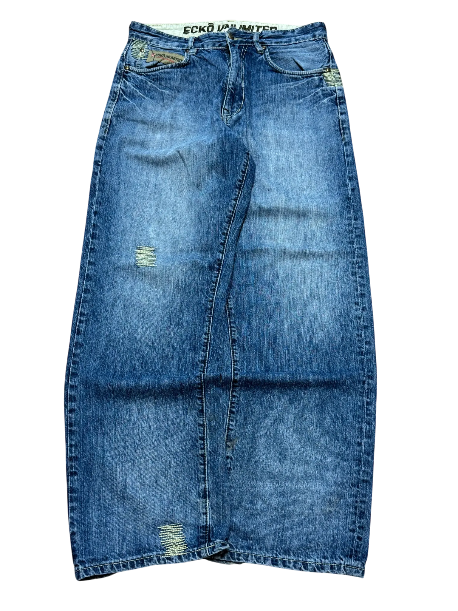 [V0893] Vintage y2k Ecko blaue baggy jeans
