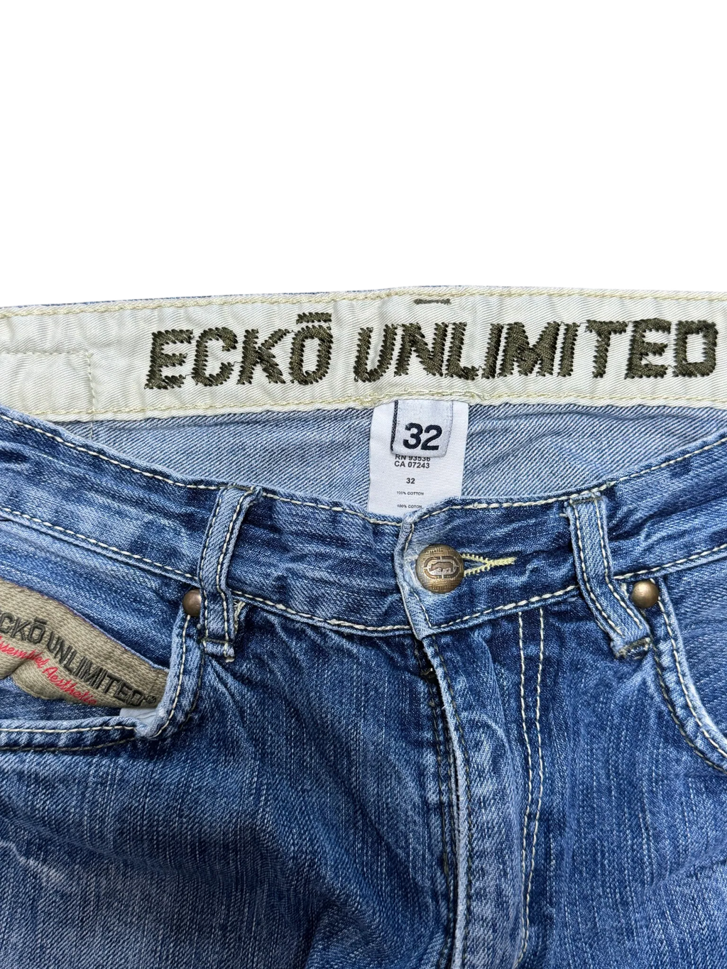 [V0893] Vintage y2k Ecko blaue baggy jeans