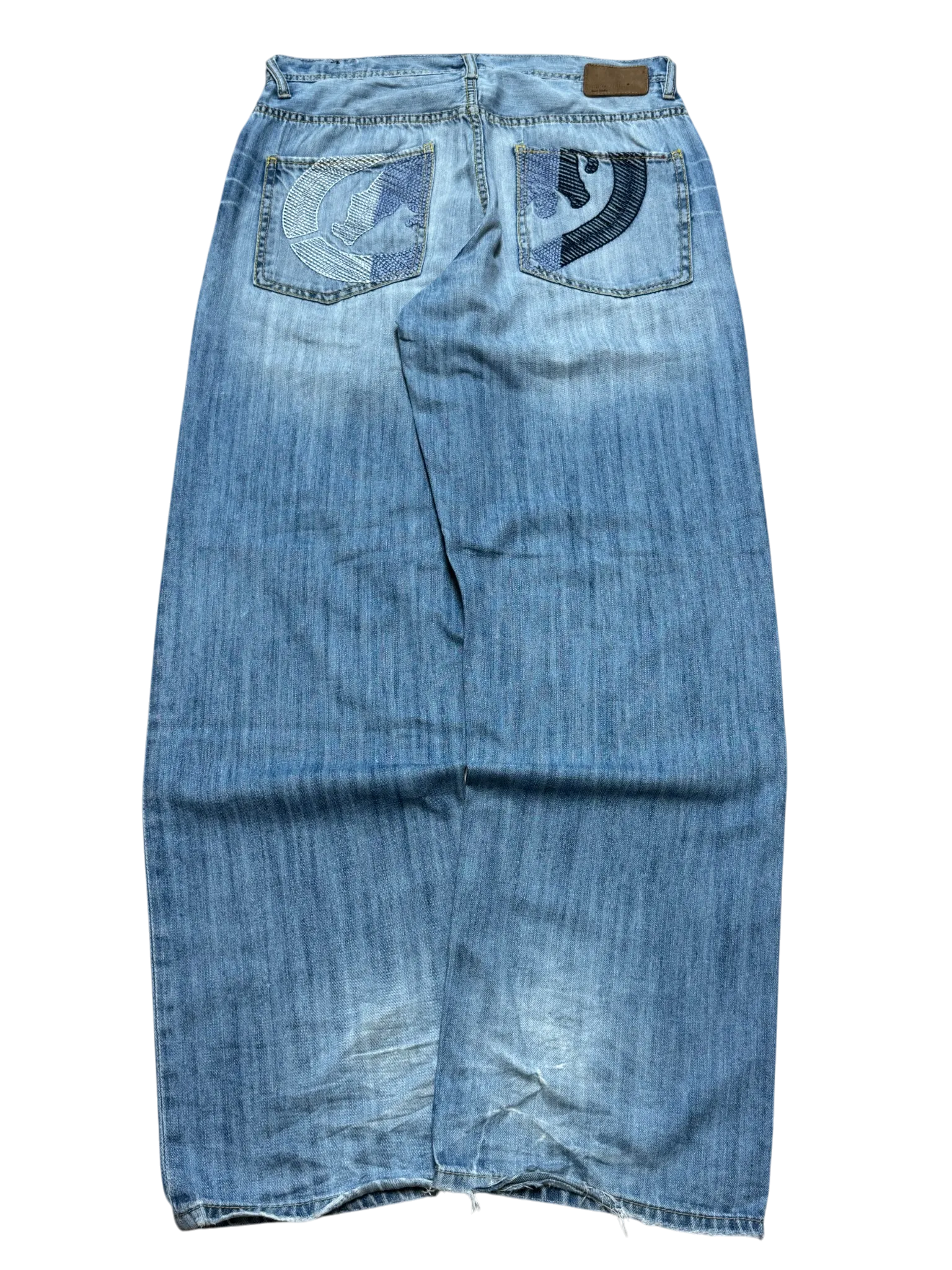 [V0962de] Vintage y2k Ecko blaue baggy jeans
