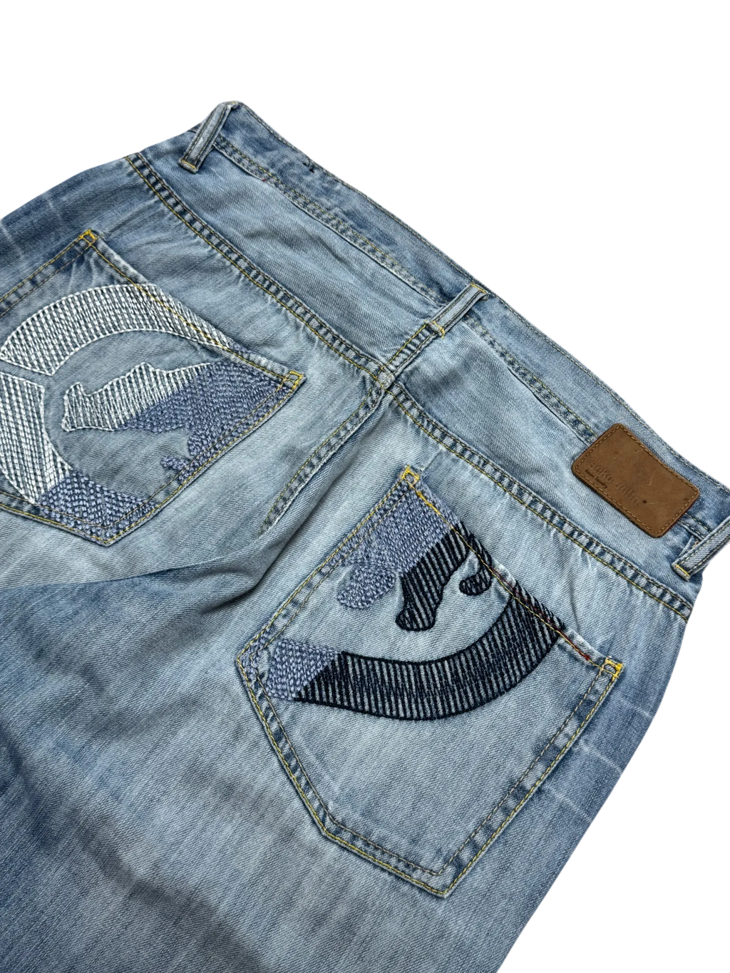 [V0962de] Vintage y2k Ecko blaue baggy jeans