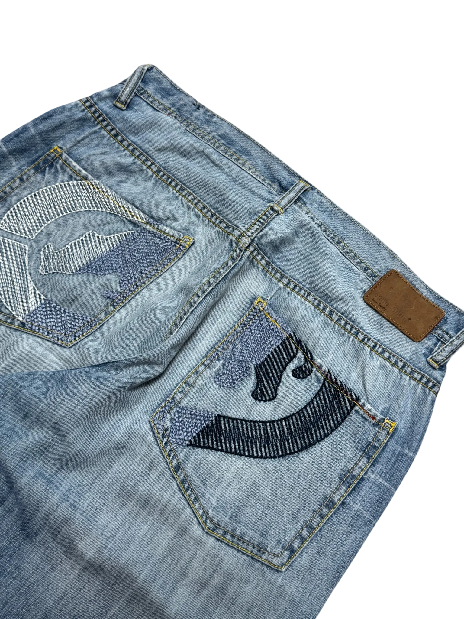 [V0962de] Vintage y2k Ecko blaue baggy jeans