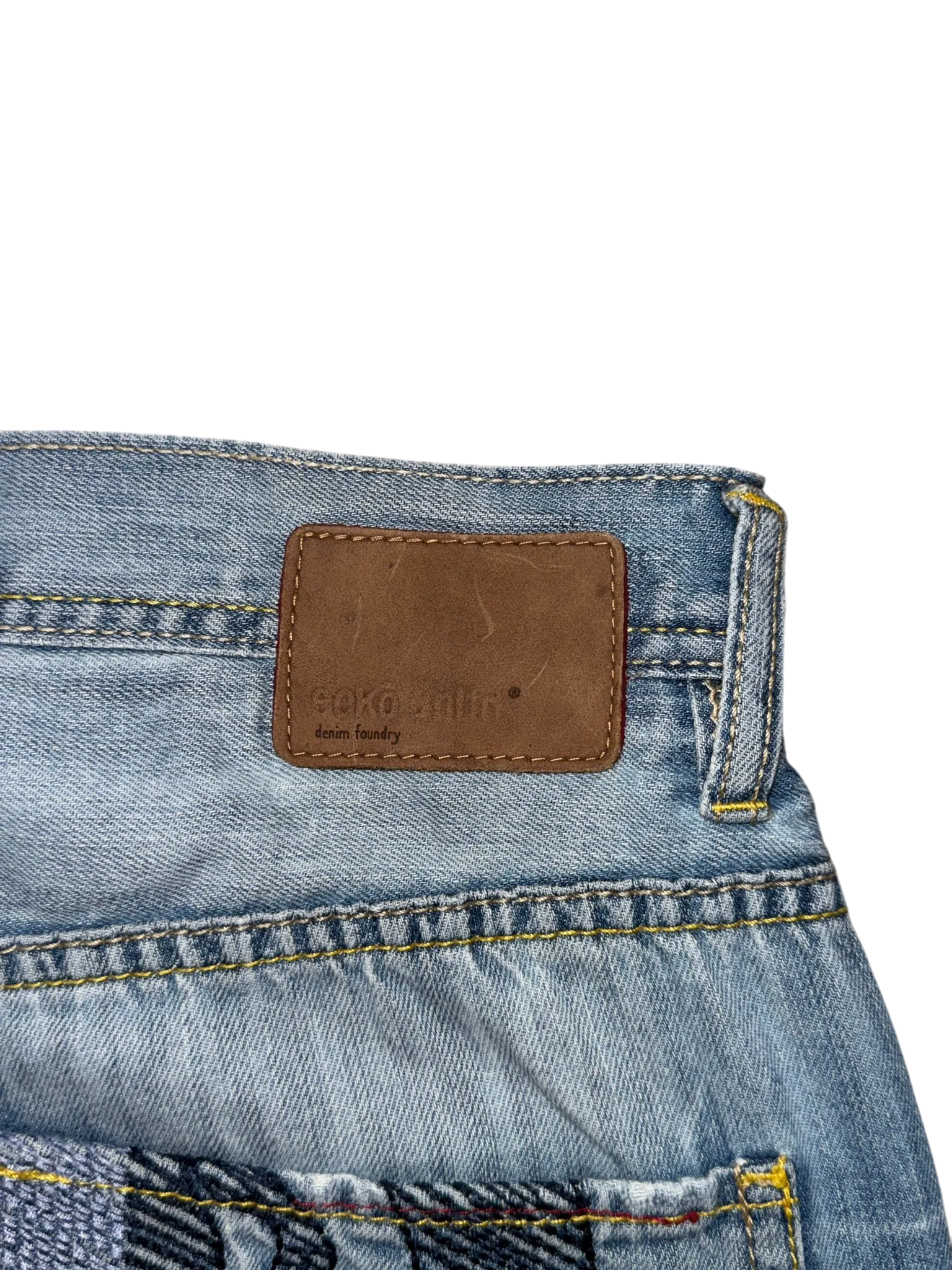 [V0962de] Vintage y2k Ecko blaue baggy jeans