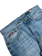[V0962de] Vintage y2k Ecko blaue baggy jeans