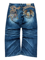 [V0683] Vintage y2k Cloud72 blaue baggy jeans
