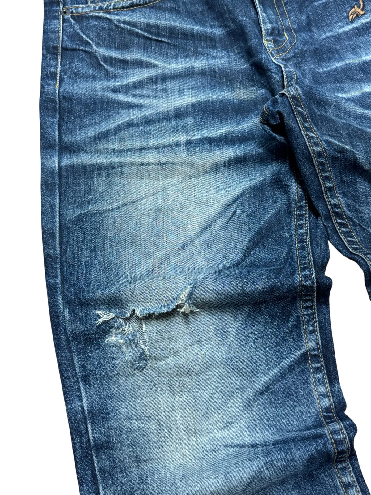 [V0683] Vintage y2k Cloud72 blaue baggy jeans