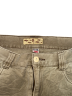 [V0676] Vintage y2k nz beige straight jeans