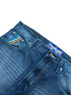 [V0730] Vintage y2k Evolution blaue baggy jeans