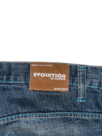 [V0730] Vintage y2k Evolution blaue baggy jeans