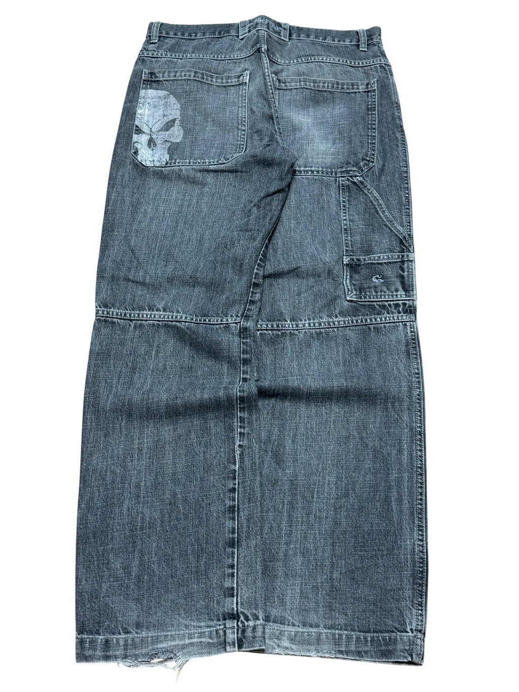 [V0913] Vintage y2k / 2000s Hooligan graue baggy jeans