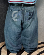 [V0943] Vintage y2k / 2000s Ecko blaue baggy jeans