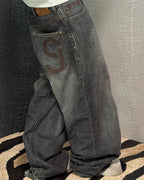 [V0926] Vintage y2k / 2000s Sean John graue baggy jeans