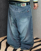 [V0956] Vintage y2k / 2000s Southpole blaue baggy jeans (Red Tab)