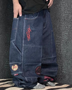 [V0745] Vintage y2k Freaks marineblaue baggy jeans