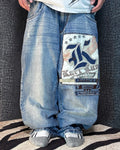[V0892] Vintage y2k Karl Kani blaue baggy jeans
