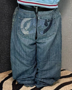 [V0943] Vintage y2k / 2000s Ecko blaue baggy jeans