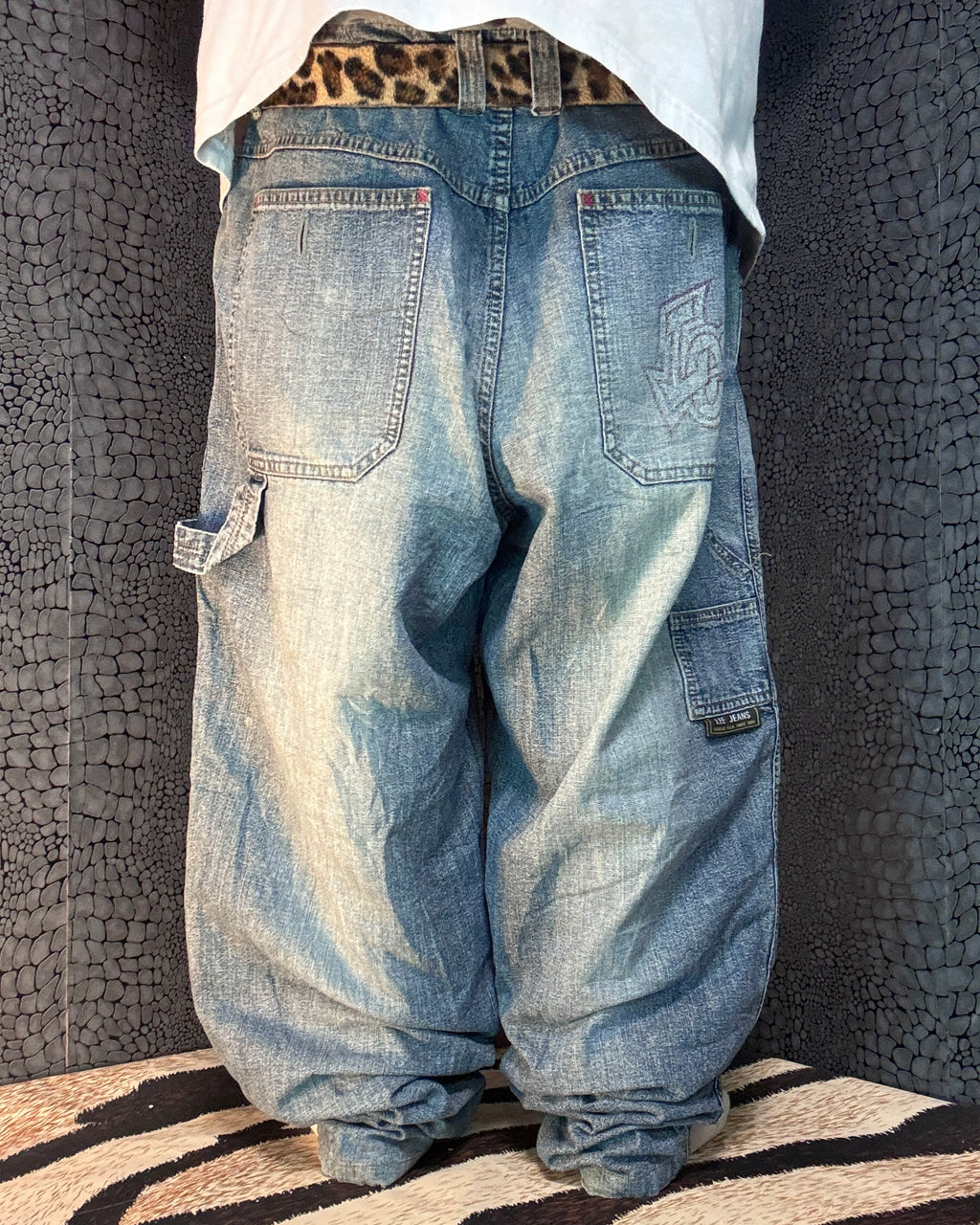 [V0546] Vintage y2k Lee blaue baggy jeans