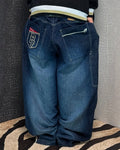 [V0923] Vintage y2k / 2000s Phat Farm marineblaue baggy jeans