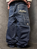[V0886de] Vintage y2k Southpole marineblaue baggy jeans