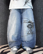 [V0964de] Vintage y2k Lot29 blaue baggy jeans (Marsianer)