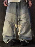 [V0865de] Vintage y2k Noiz blaue baggy jeans