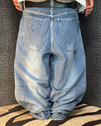 [V0722] Vintage y2k Jambangee blaue baggy jeans