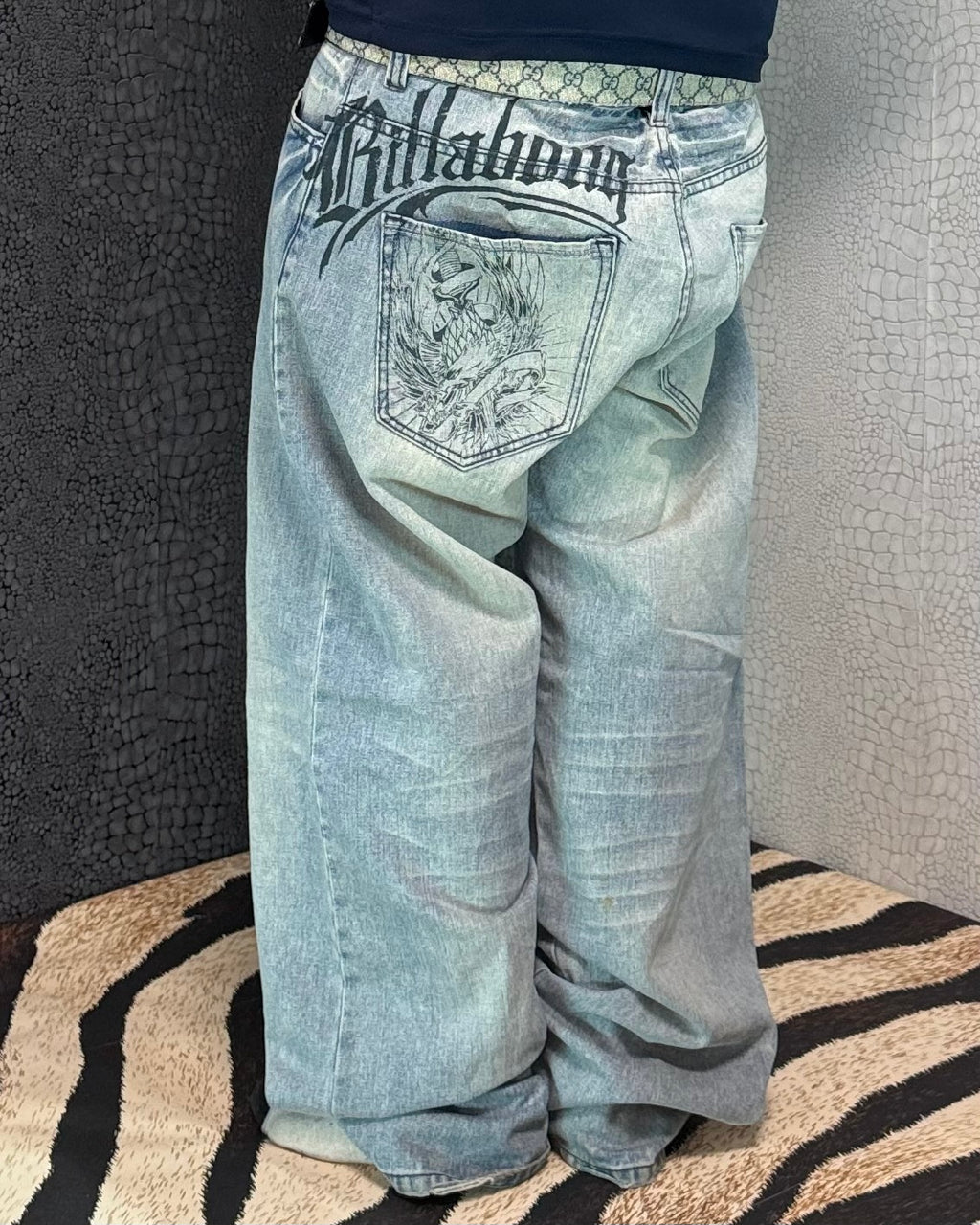 [V0900] Vintage y2k / 2000s Billabong blaue baggy jeans