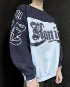[V0821de] Vintage y2k Karl Kani blau marineblaues Sweatshirt (Street Lyrics – Original Citywear)
