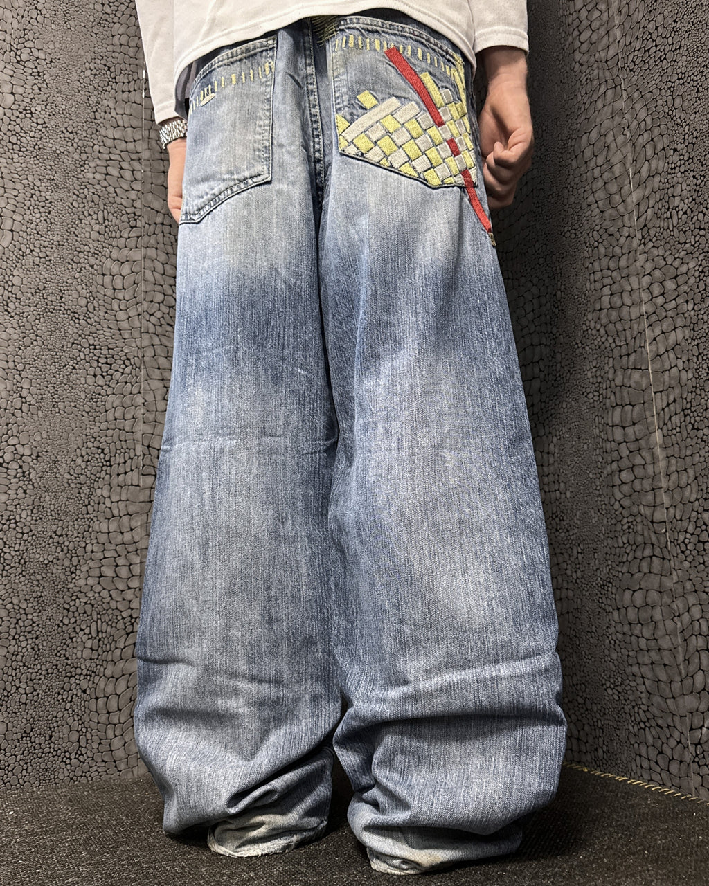 [V0893] Vintage y2k Ecko blaue baggy jeans