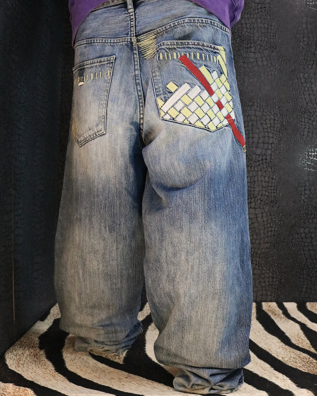 [V0893] Vintage y2k Ecko blaue baggy jeans