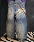 [V0893] Vintage y2k Ecko blaue baggy jeans