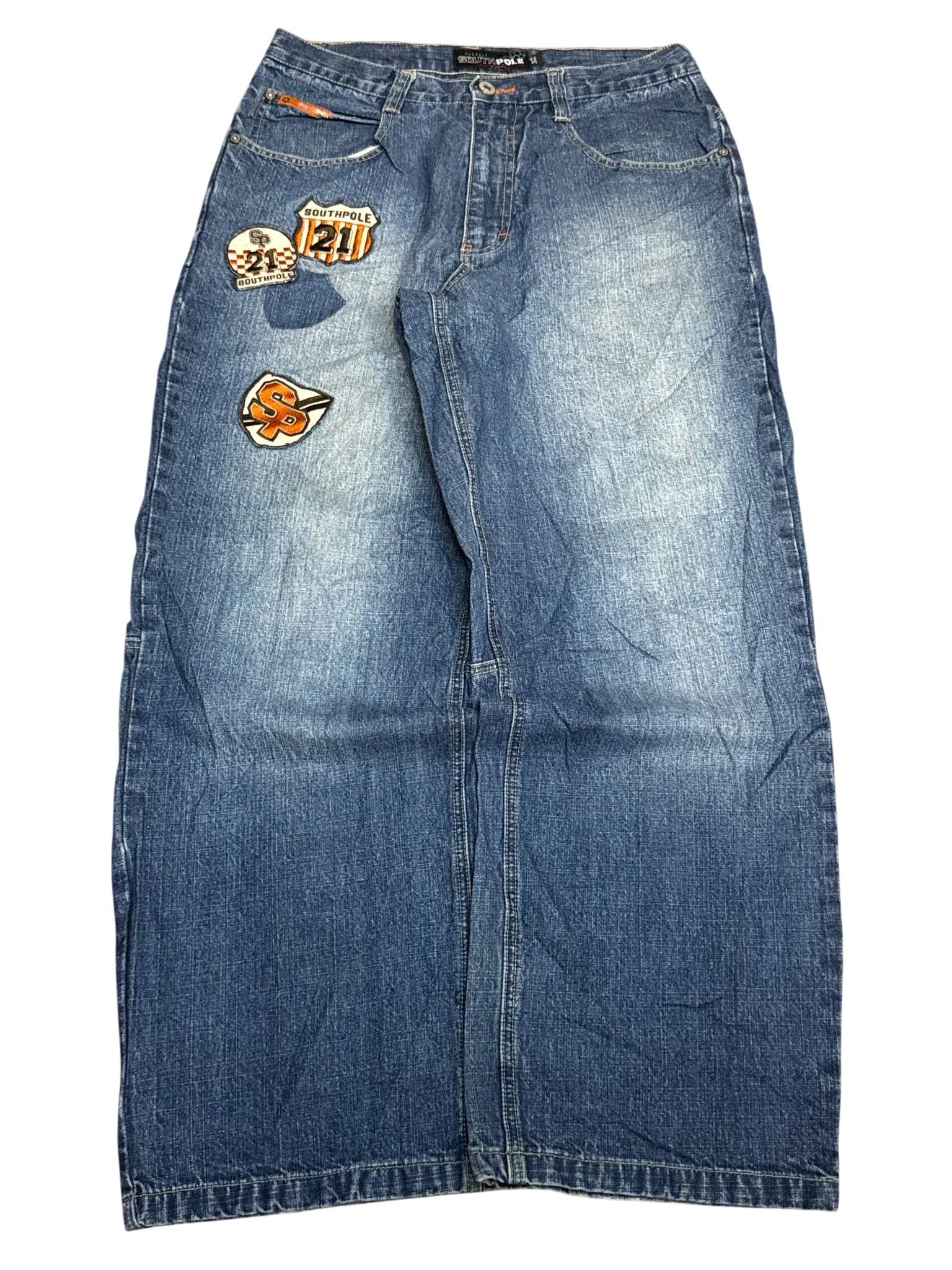 [V0957] Vintage y2k / 2000s Southpole blaue baggy jeans