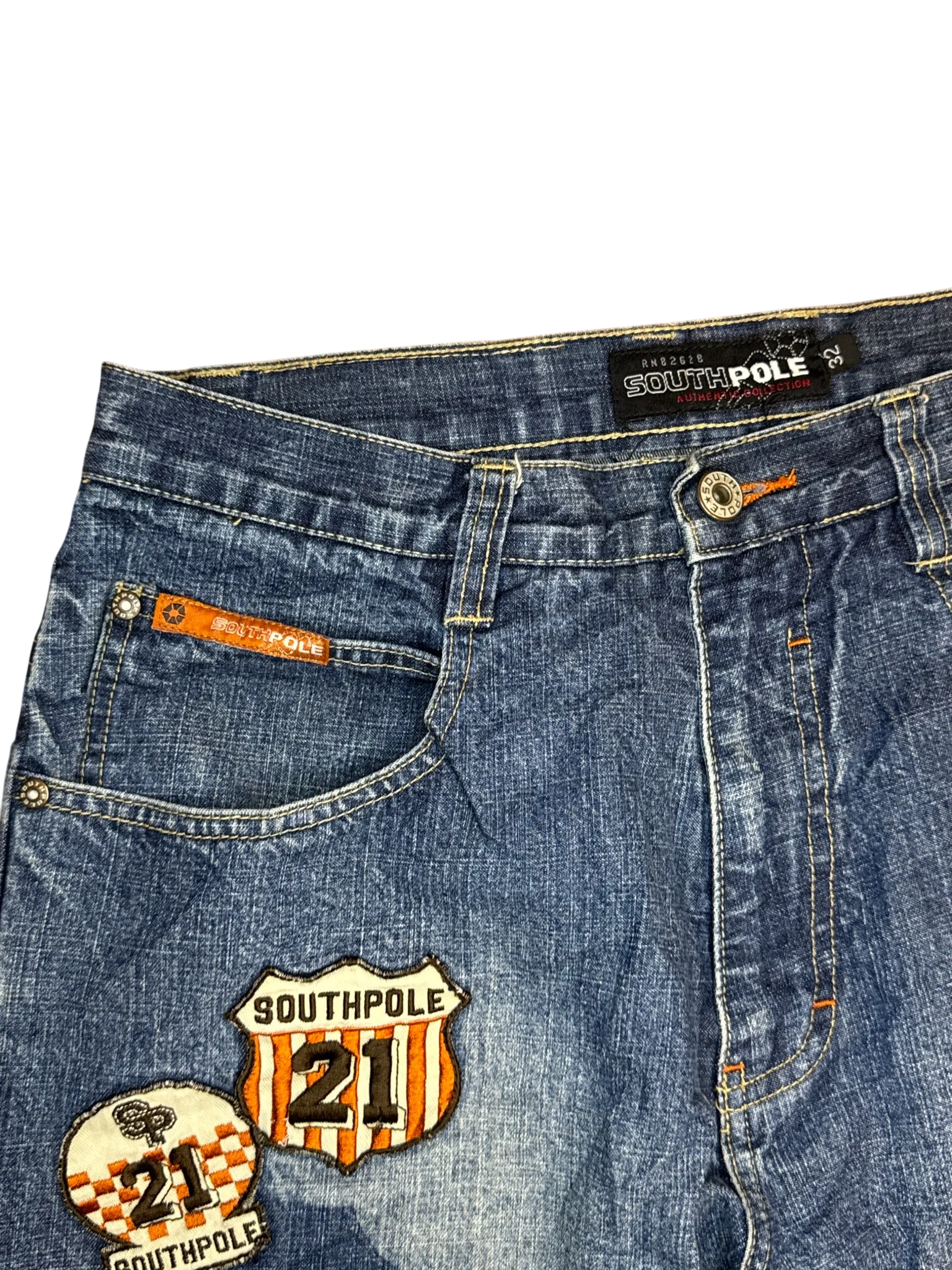 [V0957] Vintage y2k / 2000s Southpole blaue baggy jeans