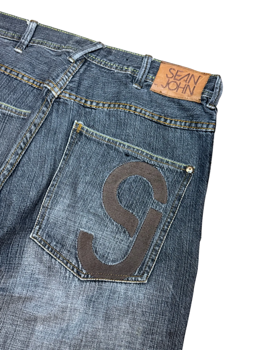 [V0926] Vintage y2k / 2000s Sean John graue baggy jeans