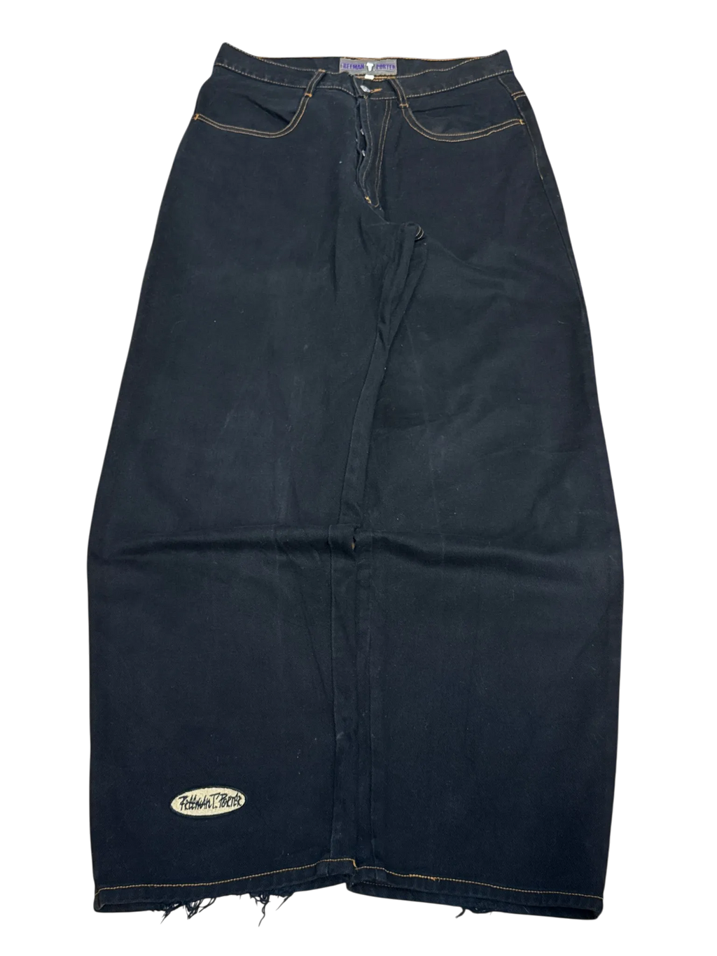 [V0916] Vintage y2k / 2000s Freeman T. Porter schwarze baggy jeans