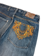 [V0927] Vintage y2k / 2000s Sean John marineblaue baggy jeans