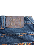 [V0927] Vintage y2k / 2000s Sean John marineblaue baggy jeans