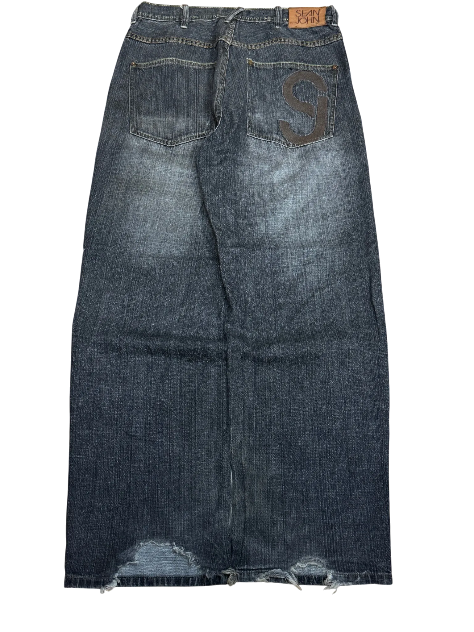 [V0926] Vintage y2k / 2000s Sean John graue baggy jeans