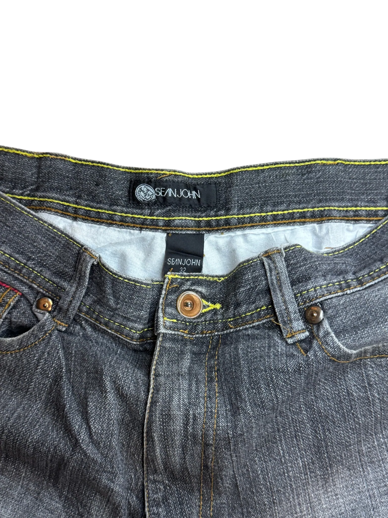 [V0926] Vintage y2k / 2000s Sean John graue baggy jeans