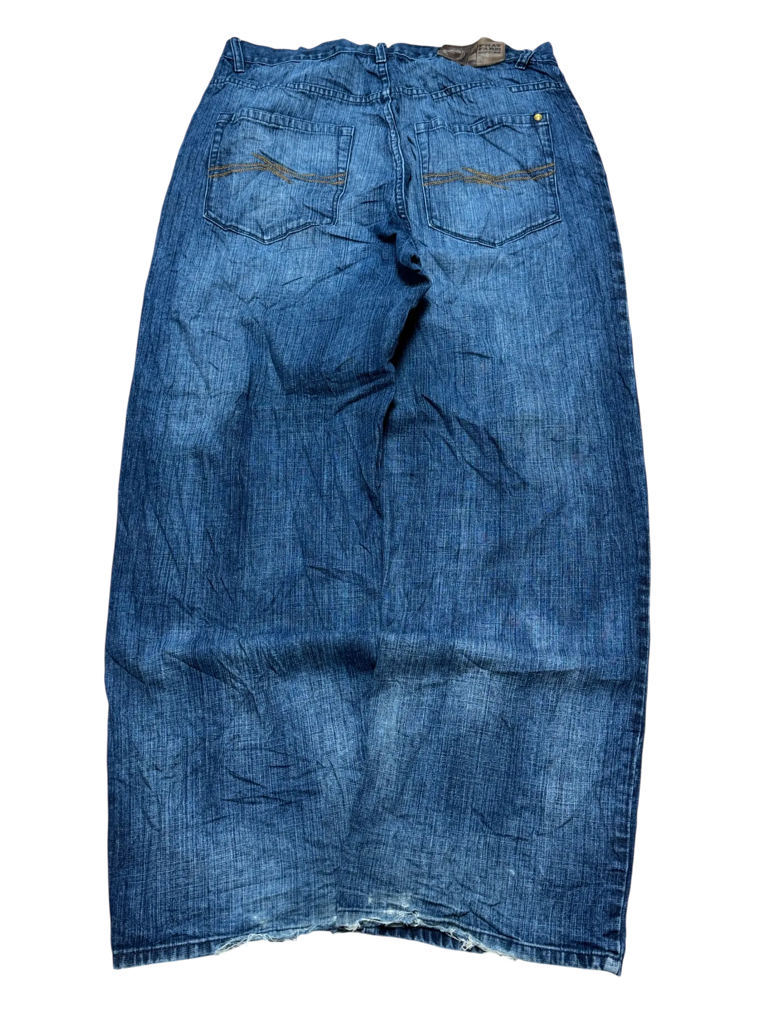 [V0924] Vintage y2k / 2000s Phat Farm marineblaue baggy jeans
