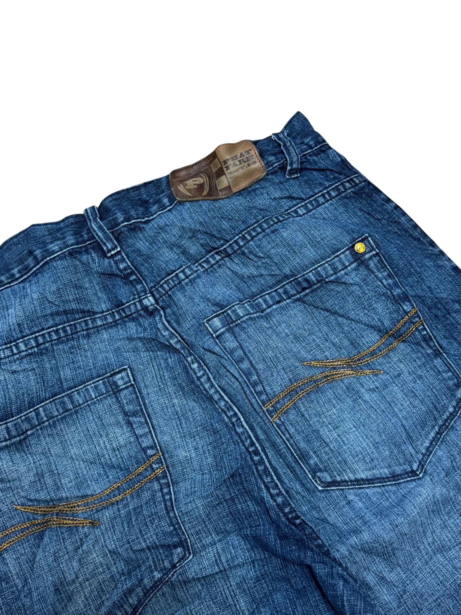 [V0924] Vintage y2k / 2000s Phat Farm marineblaue baggy jeans